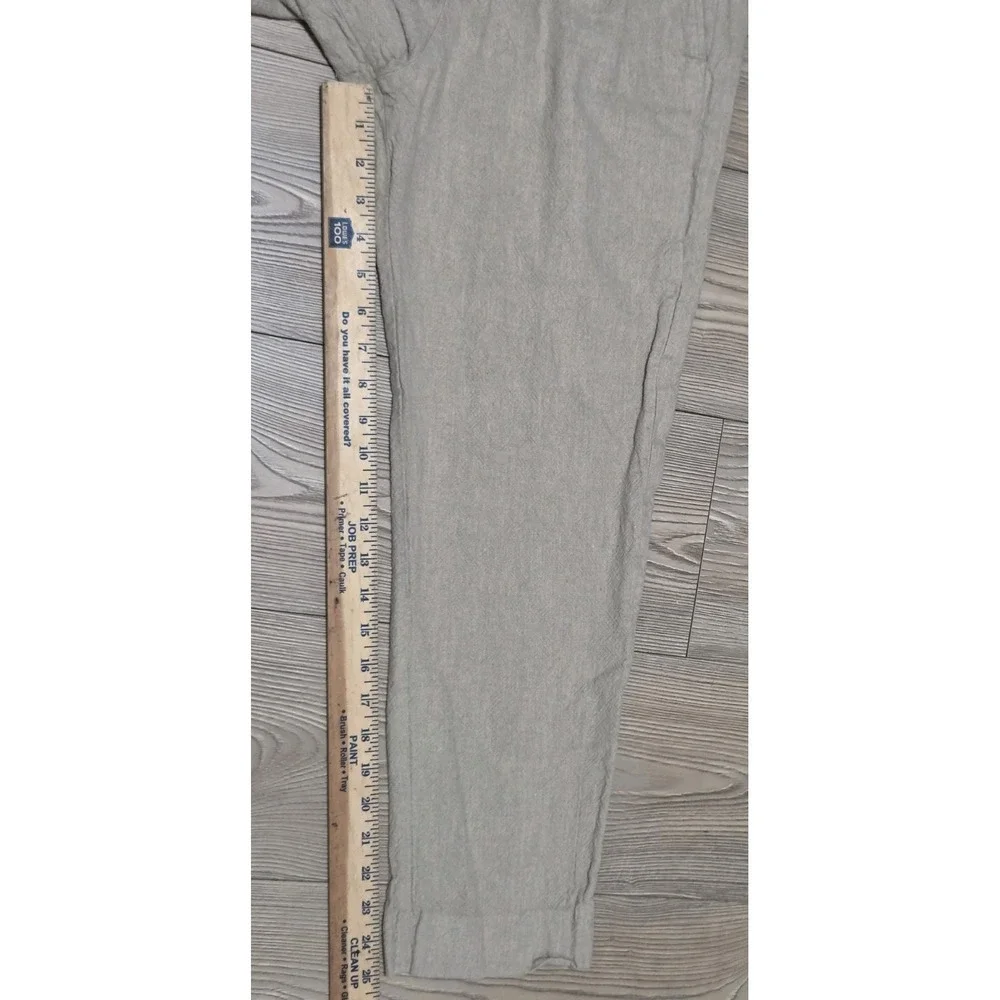 Abercrombie & Fitch Linen Viscose Cotton Blend Pants Beige Mens Size 29x30